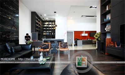 Thi công nội thất sofa hiện đại tại chung cư cao cấp Penthouse Keangnam