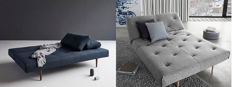 Mẫu sofa giường gỗ bọc vải